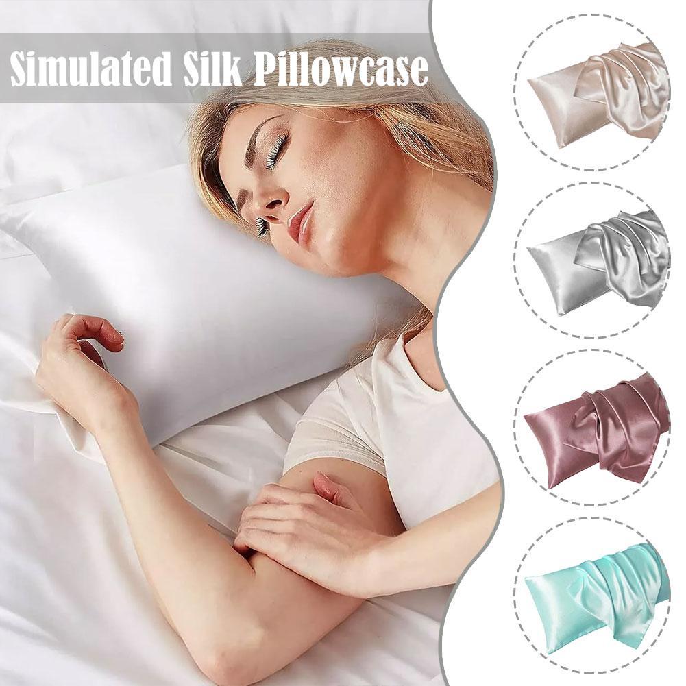Silk Pillowcase - Luxury Satin Pillow Case For Hair