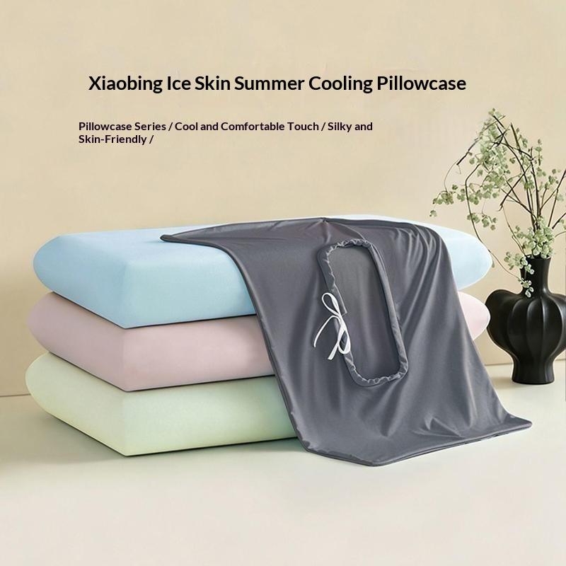 Summer Cooling Ice Silk Pillow - Silk Pillowcase ulasan dan harga