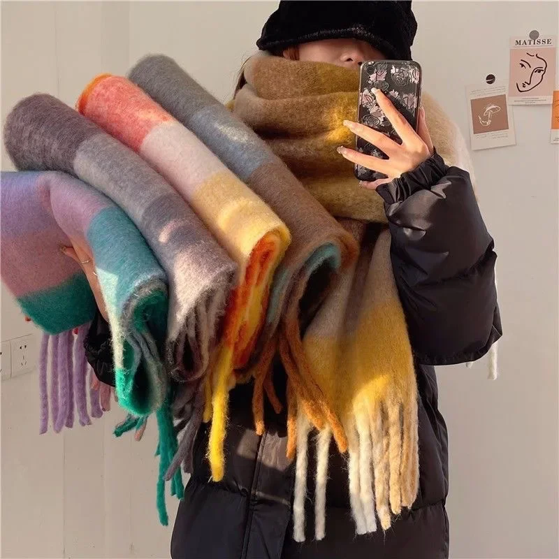2026 Winter Thick Warm Scarf L - Cashmere Scarf ulasan dan harga