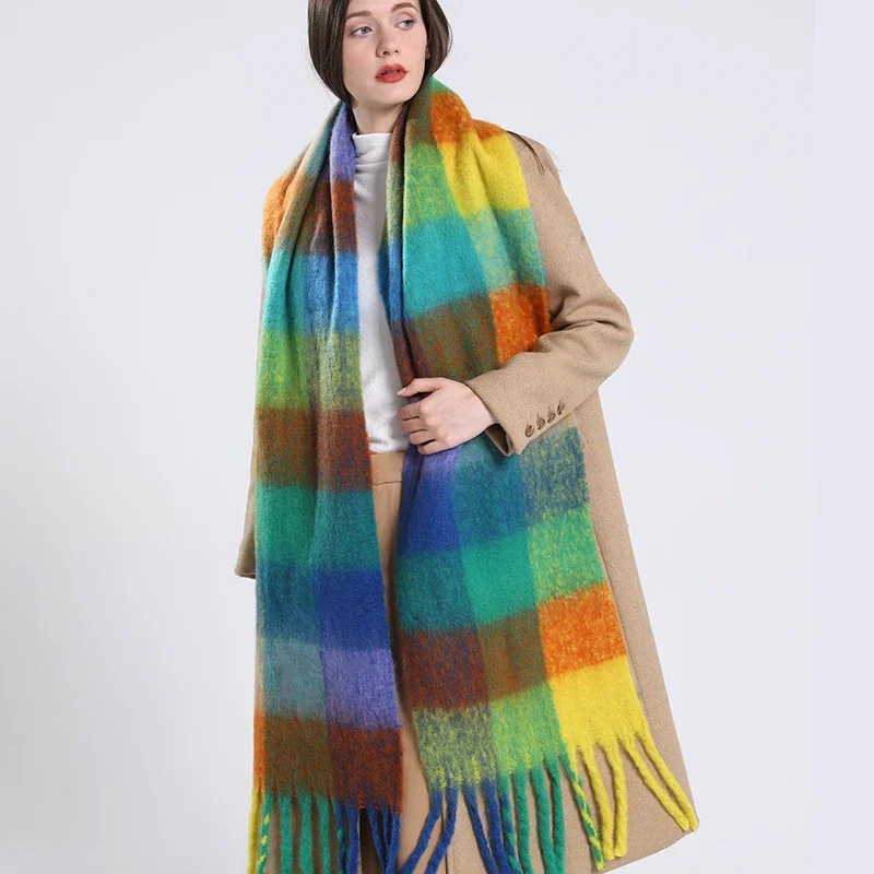 2026 Winter Thick Warm Scarf L - Cashmere Scarf ulasan dan harga