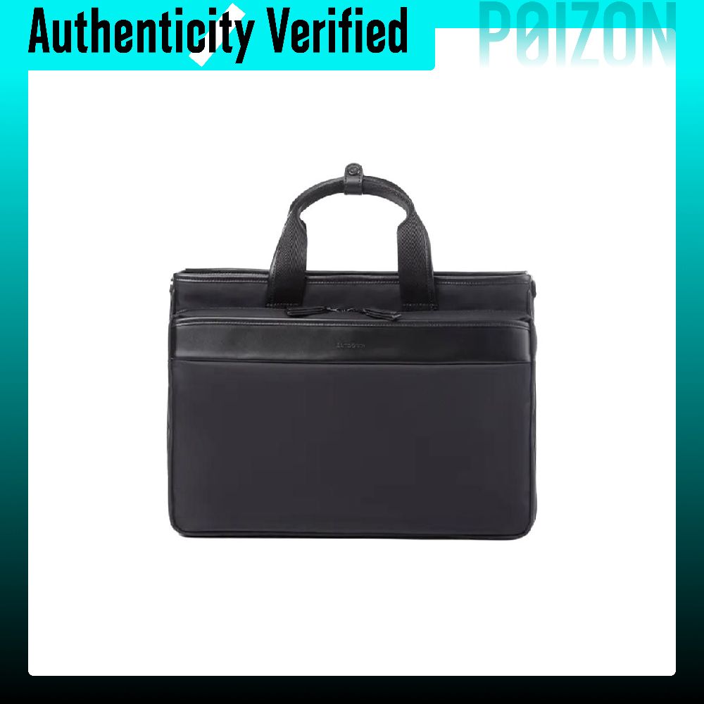 SAMSONITE Fabric With Cow Leat - Leather Briefcase ulasan dan harga