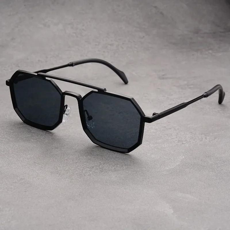 New Double Beam Metal Eyeglass - Sunglasses Uv400 ulasan dan harga