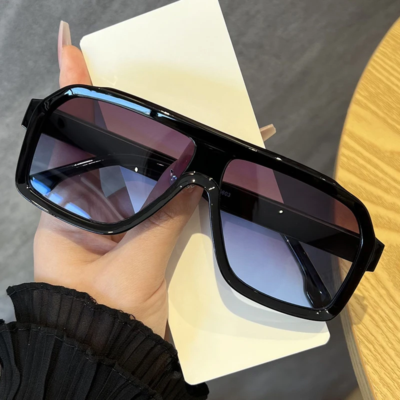 1PCS Oversized Square Anti Lig - Sunglasses Uv400 ulasan dan harga