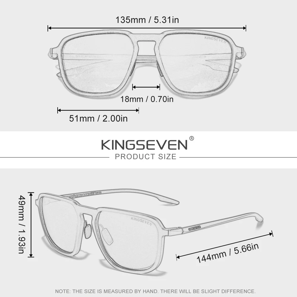 KINGSEVEN Men Women Polarized  - Sunglasses Uv400 ulasan dan harga