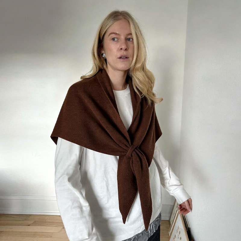 Fashion Wool Cashmere Triangle - Cashmere Scarf ulasan dan harga