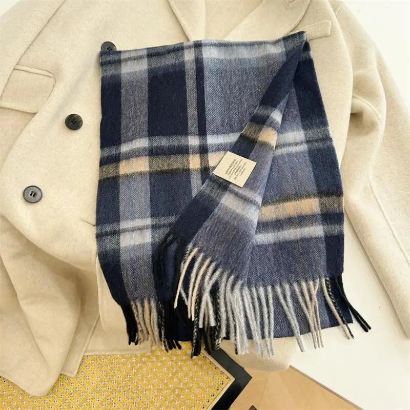 High Quality 100% Wool Scarf M - Cashmere Scarf ulasan dan harga