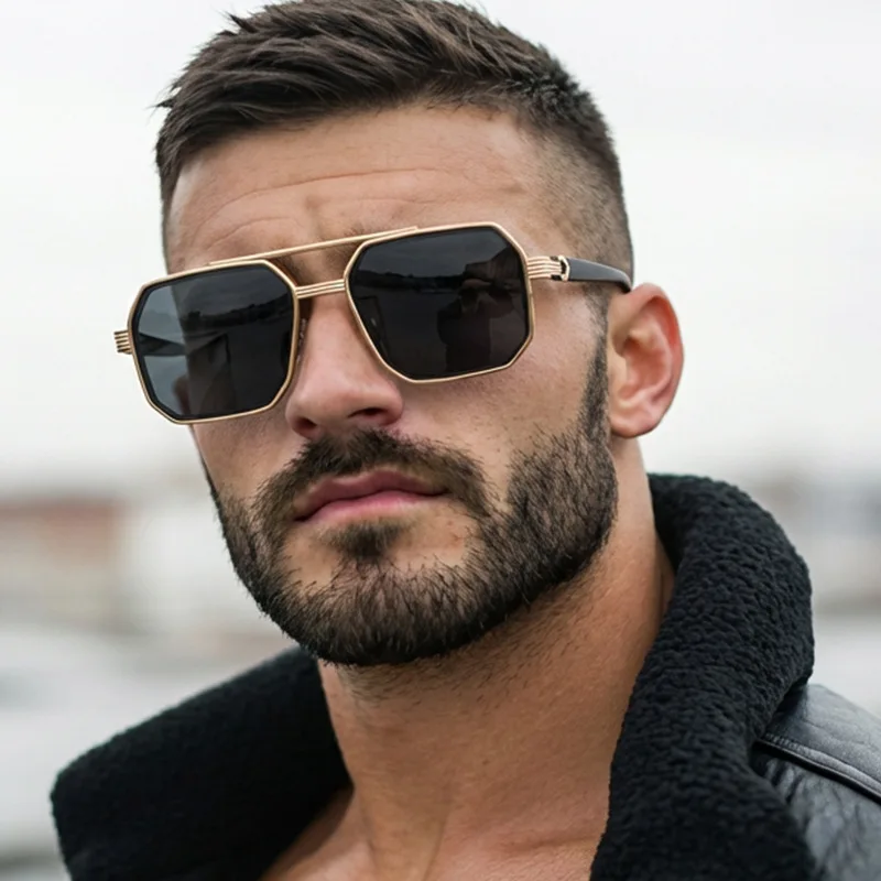 New Fashion Double Beam Polygo - Sunglasses Uv400 ulasan dan harga